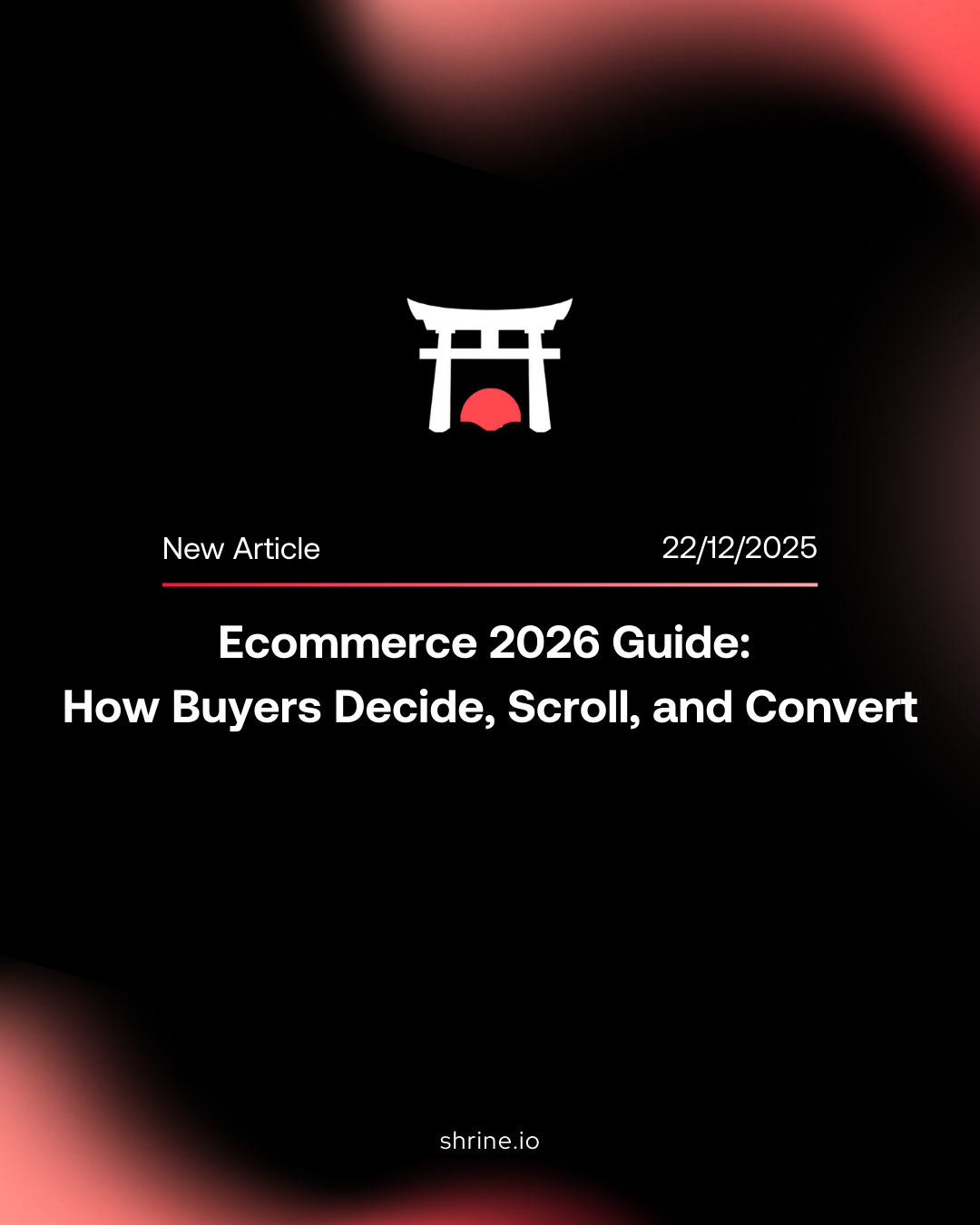 Shrine graphic on ecommerce 2026.
